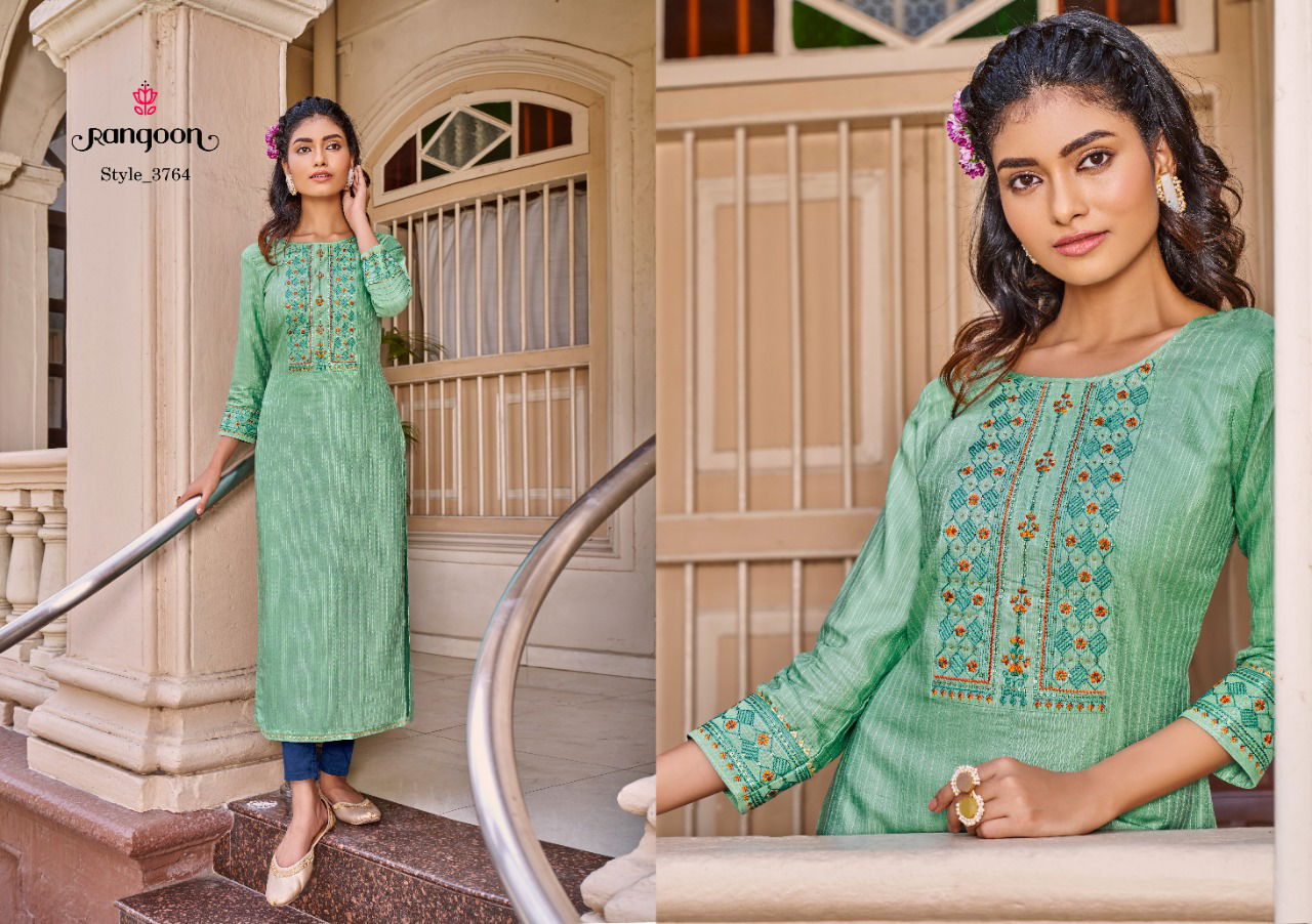 Rangoon Sweet Heart Fancy Wear Cotton Heavy Kurti Collection